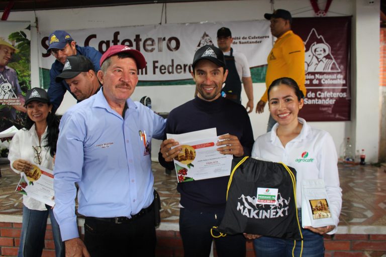 San Gil fue escenario del día de campo y premiación a la mejor taza de café cosechada en 2024